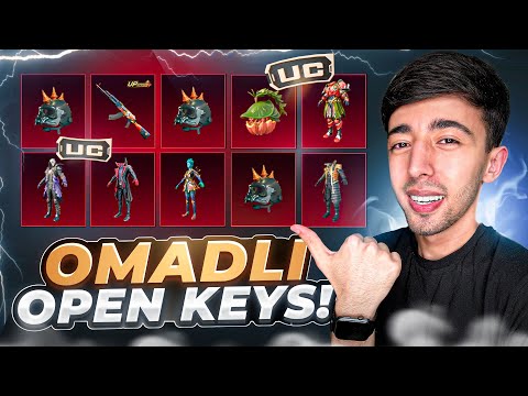 42,800 UC OMADLI OPEN KEYS 🥵 PUBG MOBILE!!!