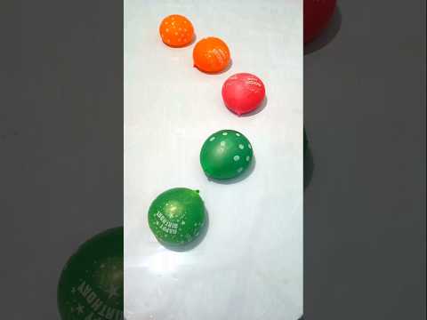 Red Yellow Blue Balloon Pop Reverse Video Asmr #poppballons #funny #comedy
