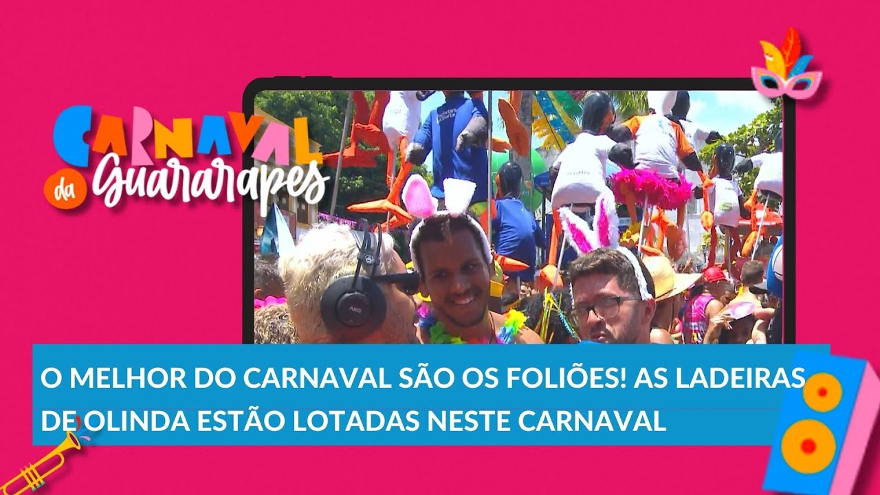 Olinda pegando fogo neste Carnaval, ladeiras lotadas de foli&otilde;es nesta ter&ccedil;a-feira (13)