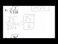 Properties and Simplification of Radicals