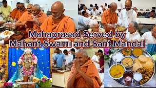 7th Patotsav | Mahaprasad Served By Mahant Swami and Sant Mandal | 2025 | Atlanta Gurukul