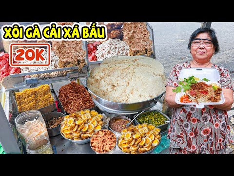Xôi Gà Cải Xá Bấu Người Hoa 20K Bán Hơn 30 Năm Gây Thương Nhớ Ở Vỉa Hè Sài Gòn