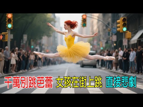 千萬別跳芭蕾，女孩在街上跳，直接悲劇！