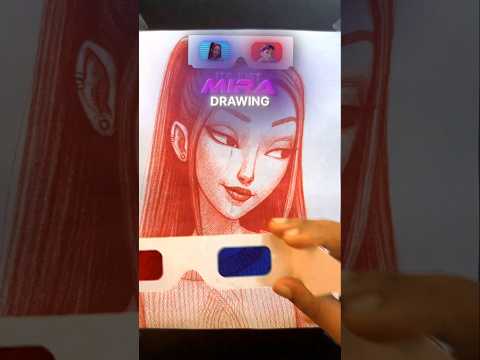 KPOP demon Hunters Mira and Abby Saja Transformation 3D Glass Art