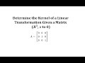 Kernel and Transformation Concepts