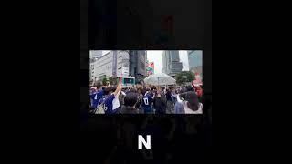 ¡Así son los festejos en las calles de Japón!