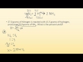 Calculating Percent Yield from Experimental Data