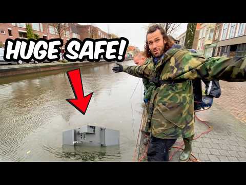 HUGE SAFE Found Magnet Fishing! Is There Anything Inside?!