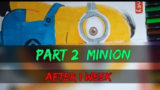 I am getting Nightmares after I tried to draw this ✨REALISTIC ✨minion😭💀|JULIA GISELLA