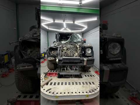 Уснул за рулём,восстановление Гелика #mmcars #авто #shorts