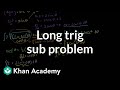 Understanding Trigonometric Substitution in Integration