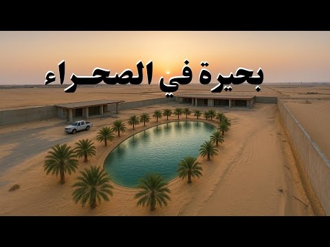 من فكرة بسيطة إلى بحيرة عملاقة في الصحراء!