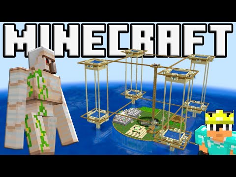 Minecraft - Ultimate Iron Farm Upgrade, Zom-b-vator & Amethyst Farm! v1.21