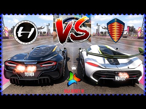 🔥 Insane Hypercar War: Hennessey Venom F5 vs Koenigsegg  Jesko – Who’s Faster? | Forza Horizon 5