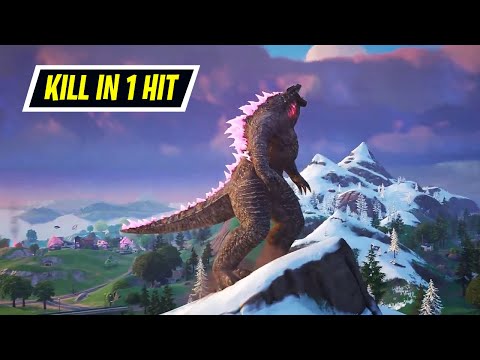 How to kill Godzilla in one hit in Fortnite