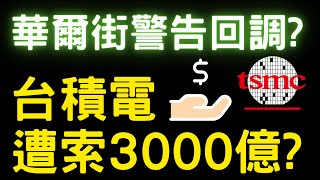 華爾街警告回調? 台積電遭索3000億美元? 股市|富邦媒|美債|ETF|股票|財經|投資理財|台幣|美元|台幣|08/06/25【宏爺講股】