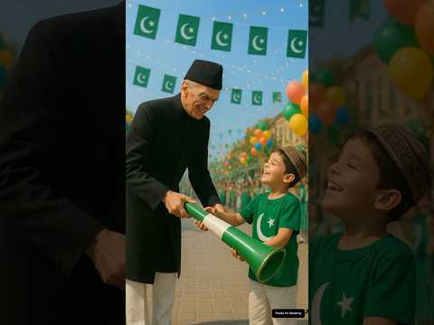 Quaid-e-Azam Gives a Gift to a Beautiful Child 😱 #story #ai #cute #shortsfeed