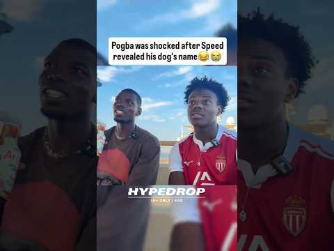 Ishowspeed Revealed His Dog Name To Pogba And He Was Shocked😂😭#ishowspeed #dog #shortsvideo #poland