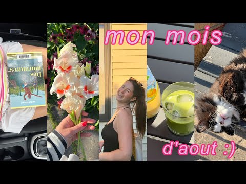 mon mois d’août : lectures, friperies, bronzage et cocktails 🍸