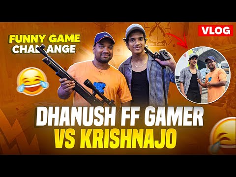 DFG ( Dhanush FF Gamer ) Vs KrishnaJo ( Telugu Gaming Zone ) Funny Challenge - @DhanushFFGamer #dfg