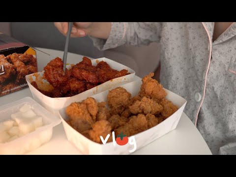 아침만 먹었는데 하루 칼로리 끝났어요 / 와커치킨 , 족발 먹방 / 오리우동, 햄카츠, 짜장밥