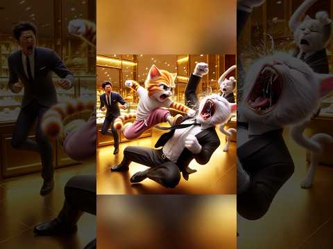 Meow Meow Revenge Finale: All the members of the MRS organization were taken down... #cat #ai #cats