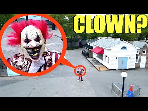 when you see this Clown inside of Abandoned Clown Ghost Town RUN AWAY FAST! (It's CRAZY)