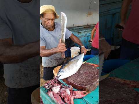 Amazing! experts learn to cut tuna properly #tuna #seafood #fish #streetfood