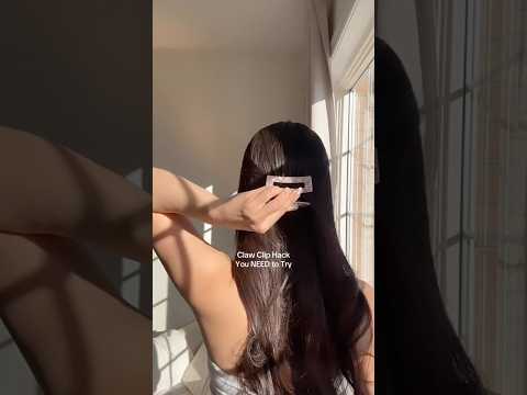 NEW Claw Clip Hair Hack!