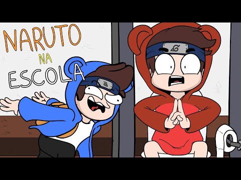 Quando voce é NARUTO na ESCOLA #shorts #trend #viral #animação