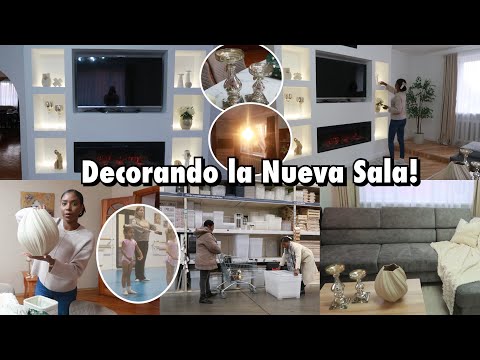 DECORANDO LA NUEVA SALA😍 COMPRAS DECO👌 ASÍ QUEDÓ LA PARED DE TV🥹 DE VUELTA AL BALLET🩰 | 16 Ene 2025