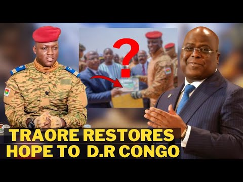 DR Congo citizens Aknawledges  Ibrahim Traore As A Symbol Of Hope