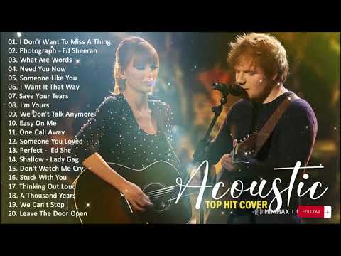 Beautiful Sad Acoustic Love Songs Cover 2025 – Emotional Acoustic English Love Songs Playlist