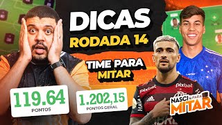 CARTOLA FC 2025 - DICAS RODADA 14 - TIME PARA MITAR RODADA 14