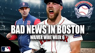 Fantasy Baseball: Waiver Wire Week 6 • Bad News in Boston