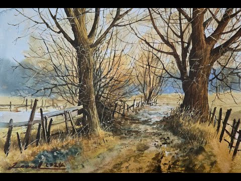 How to paint a Tree in Watercolour