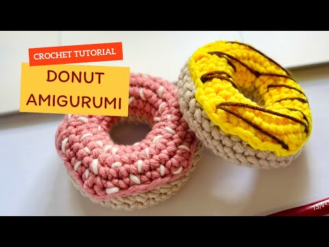 Crochet Donut Amigurumi Quick Easy Beginner Friendly