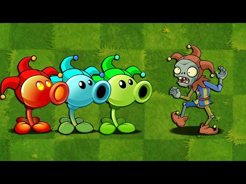 How to Defeat Jester Zombie Compilation of Plants Power-Up!