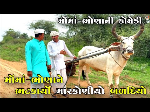 મોંમાં-ભોણાને ભટકાર્યો મારકોણીયો બળદિયો | MOMA-BHONA NE BHATKARYO MARKONIYO BARADIYO | NEW COMEDY