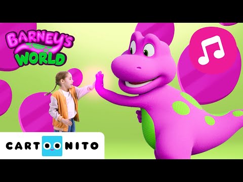 🎵 I've Got You 🎵 Barney's World | Music Video | Cartoonito