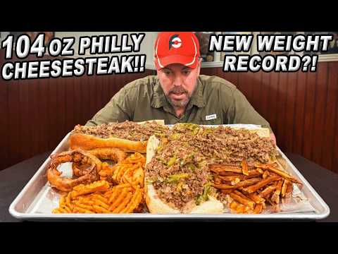 Eat a 104oz 30-Inch Philly Cheesesteak Sandwich to Break Carnival Cafe’s Challenge Record!!
