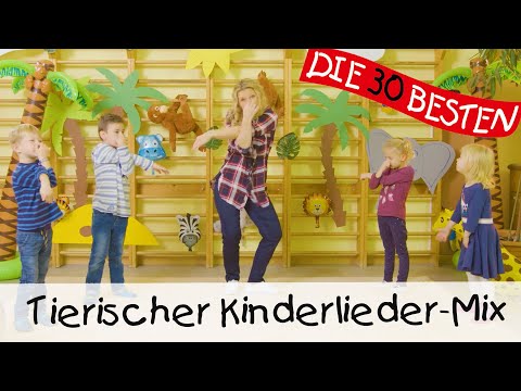 Tierischer Kinderlieder-Mix || Singen, Tanzen und Bewegen