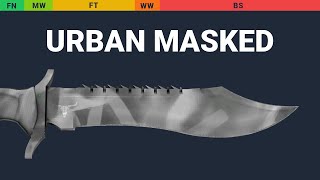 Bowie Knife Urban Masked Wear Preview