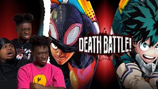 Spider-Man VS Deku (Marvel VS My Hero Academia) | DEATH BATTLE! REACTION