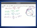 Inscribed Angles and Arcs