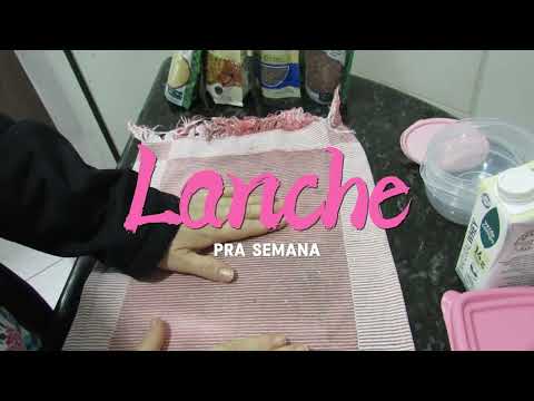 ROTINA DE EMAGRECIMENTO/ LANCHE PRA SEMANA