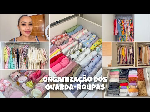 A BAGUNÇA ACABOU | SUPER ORGANIZAÇÃO DO NOSSO GUARDA-ROUPA E DA MENINAS| PERSONAL ORGANIZER | DICAS