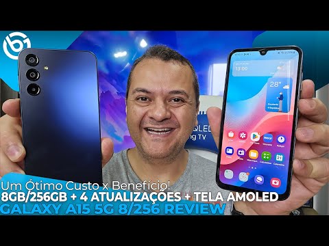 GALAXY A15 5G - Versão 8GB/256GB Ótimo CUSTO X BENEFÍCIO ABAIXO Dos 1100 REAIS| Análise / Review