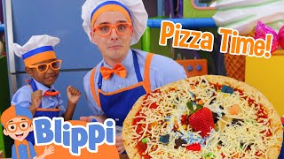 Blippi's Wacky Pizza Challenge! 😲🍕 | Fun Challanges with Blippi! | Educational Videos for Kids