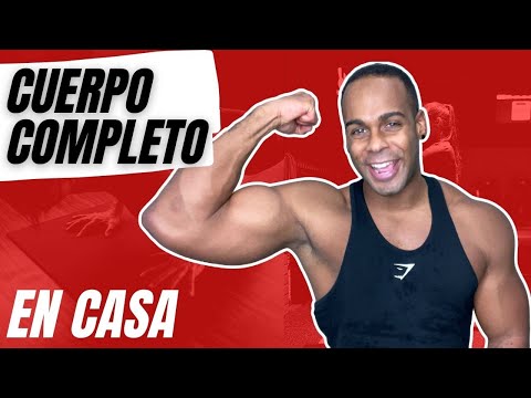 Rutina de EJERCICIOS para entrenar el CUERPO COMPLETO en CASA 🏠